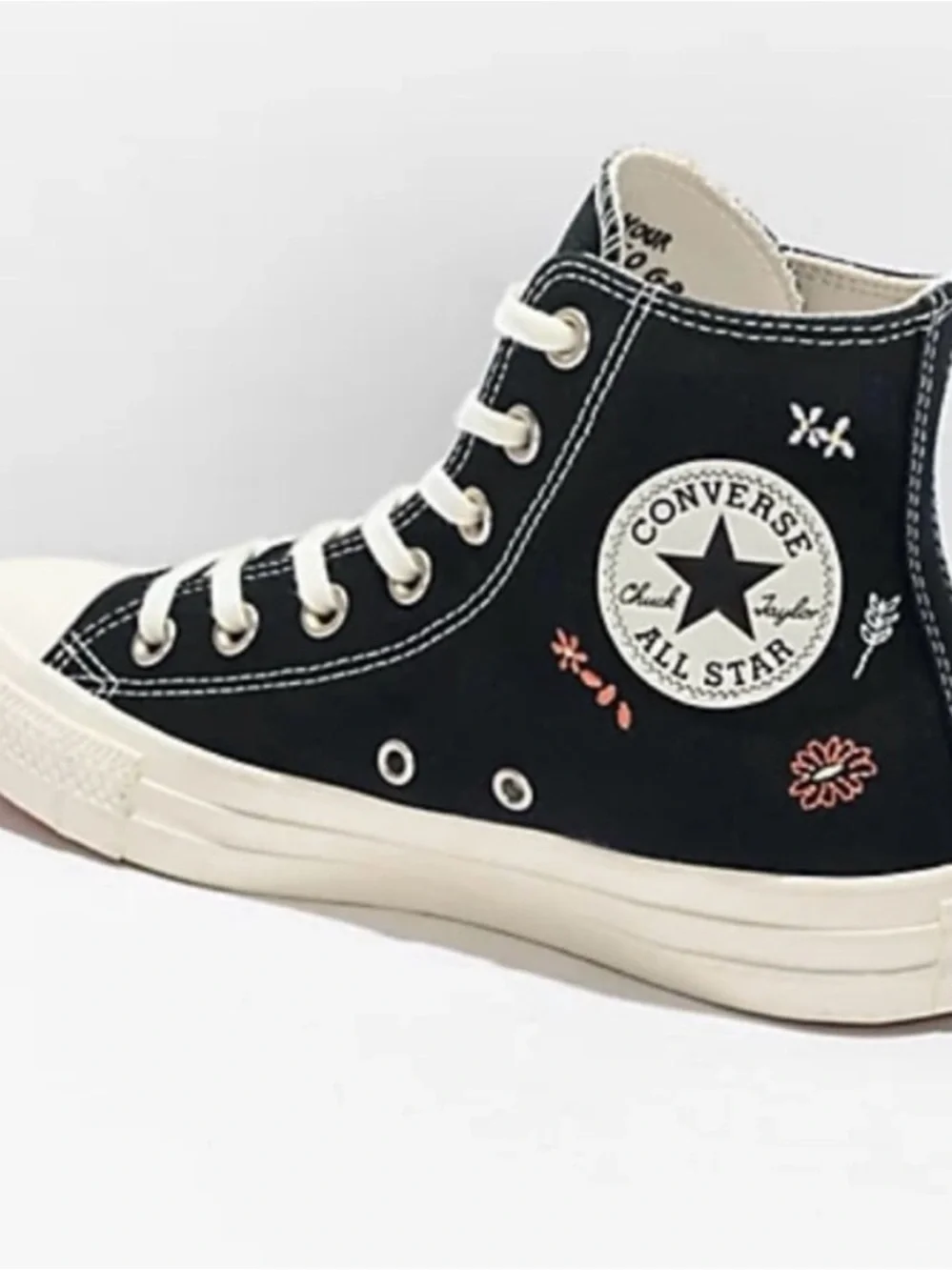 CONVERSE • Black/White Chuck Taylor All-Star Things To Grow High-Top Sneakers,
